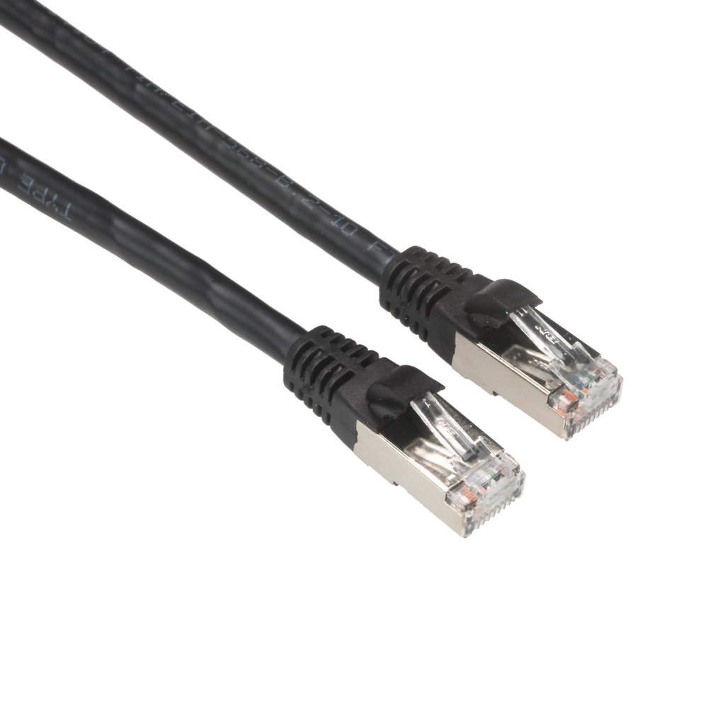 Amphenol MP-64RJ45UNNK-025 Cat6 UTP Patch Cable, RJ45, 550- MHz, 25', Black