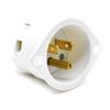 Superior Electric YGF127 Straight Flanged Inlet 3 Wire, 15 Amps, 125V, NEMA 5-15P view 1