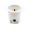 Superior Electric YGF127 Straight Flanged Inlet 3 Wire, 15 Amps, 125V, NEMA 5-15P view 3