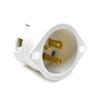 Superior Electric YGF130 Straight Flanged Inlet 3 Wire, 20 Amps, 250V, NEMA 6-20P view 1