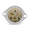 Superior Electric YGF130 Straight Flanged Inlet 3 Wire, 20 Amps, 250V, NEMA 6-20P view 4