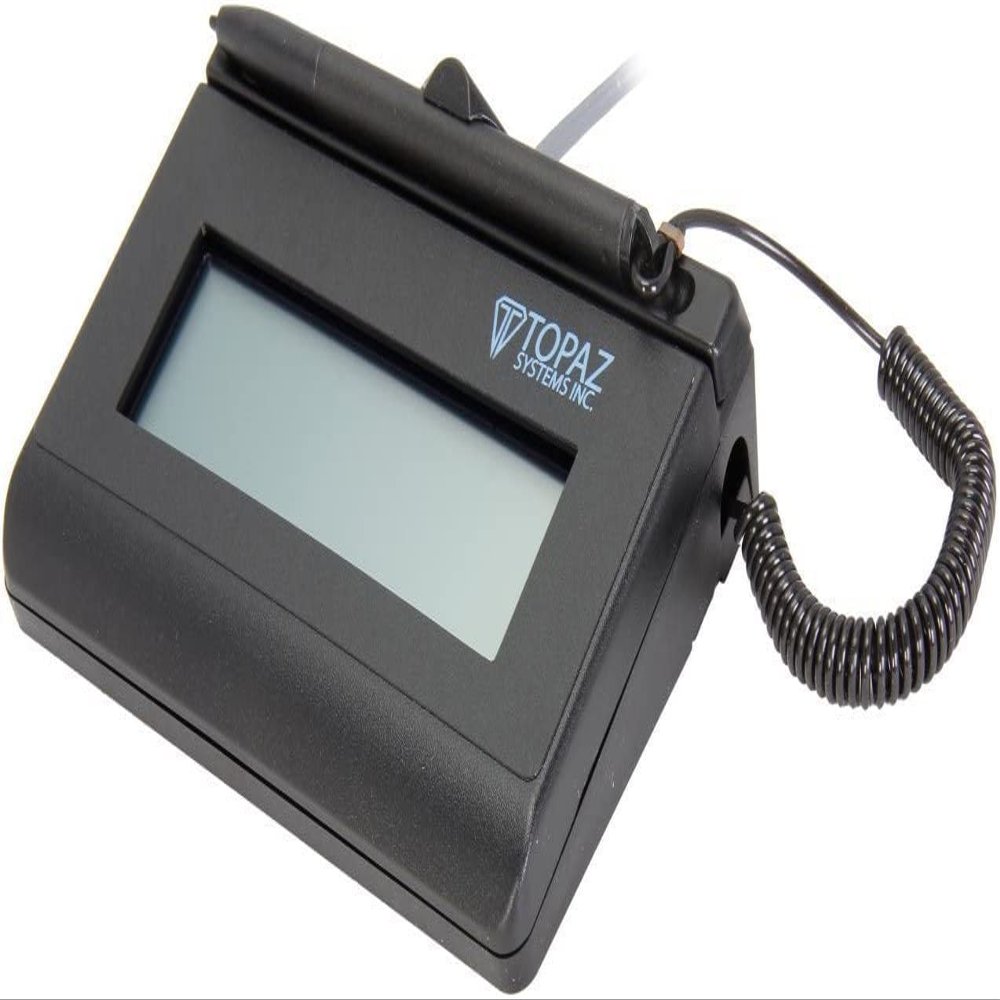 Topaz T-LBK460-BSB-R SigLite LCD 1x5 Signature Capture Pad - Virtual Serial via USB