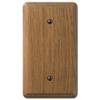 AmerTac WALLPLATE Oak 1GNG Blank view 1