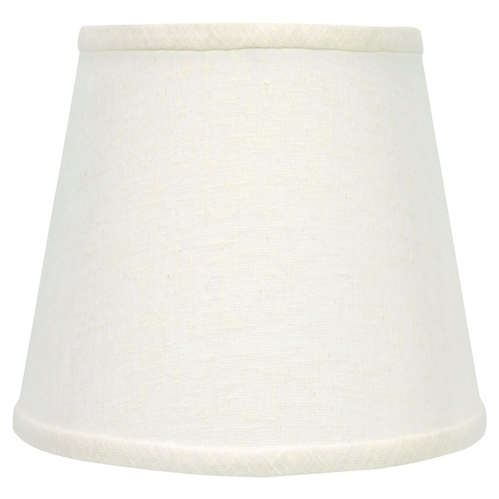 Upgradelights Bouillotte Lamp Shade 14 Inch White Linen