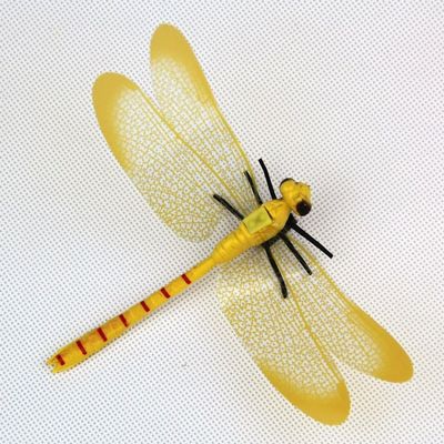 3D Drangonfly Magent Stickers Yellow Home Decal Making Stickers Wall Stickers Crafts Butterflies