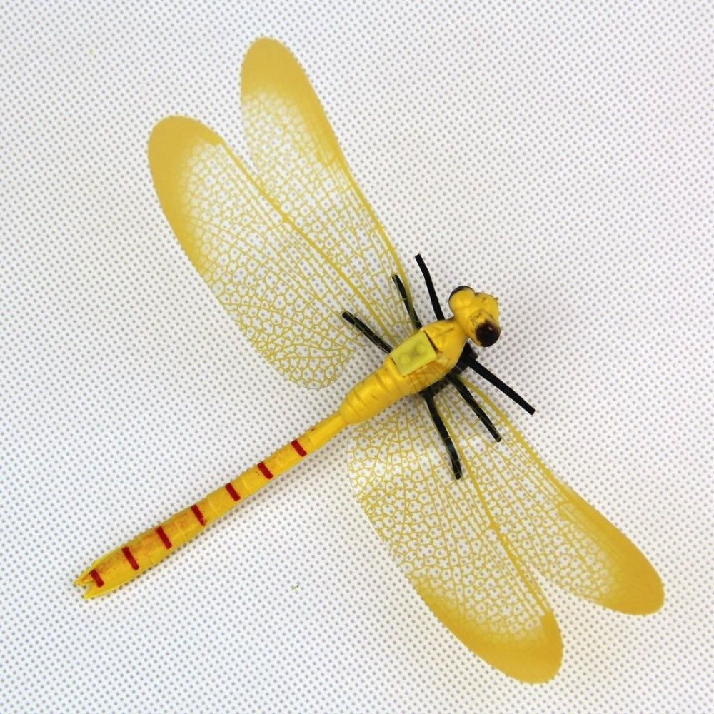 3D Drangonfly Magent Stickers Yellow Home Decal Making Stickers Wall Stickers Crafts Butterflies
