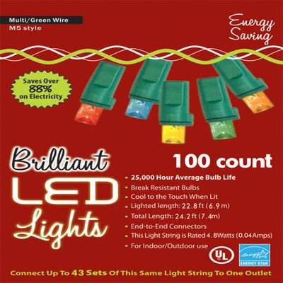 Morris Costumes Holiday Lights 100l m5 Multi