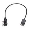 Audio Adapter Cable USB Female AUX Media Interface for Benz Mercedes view 1