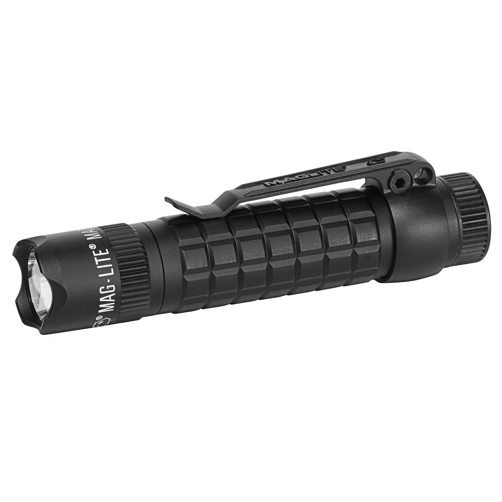Maglite MAG-TAC Rechargeable LED Flashlight  Crowned Head, High-Performance Tactical Light  Black
