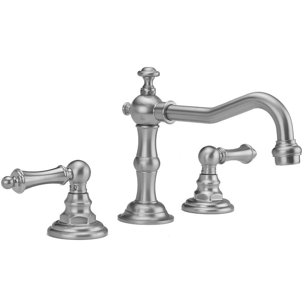 Jaclo 7830-T679-PCH Roaring 20's Widespread Faucet with Traditional Lever Handle, Polished Chrome