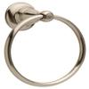 Delta Porter (1-Pack) Hand Towel Holder SpotShield Brushed Nickel Towel Racks for Bathroom Wall Round Towel Ring Holder for Bath Towel Hanger for Kitchen, Bathroom Accessories PTR46-BN view 1