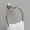 Delta Porter (1-Pack) Hand Towel Holder SpotShield Brushed Nickel Towel Racks for Bathroom Wall Round Towel Ring Holder for Bath Towel Hanger for Kitchen, Bathroom Accessories PTR46-BN view 2