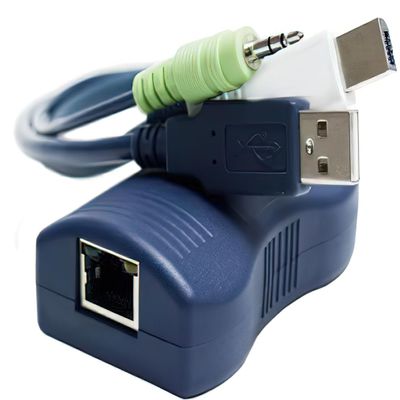 Adder CATX-MDP-USBA Mini DisplayPort CAM with USB and Audio; 1920 x 1200 Max Resolution; Powered by USB; Supports Low Speed 1 Mb/s HID USB Devices Only; CD Quality Supported Via 3.5 mm Jack