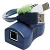 Adder CATX-MDP-USBA Mini DisplayPort CAM with USB and Audio; 1920 x 1200 Max Resolution; Powered by USB; Supports Low Speed 1 Mb/s HID USB Devices Only; CD Quality Supported Via 3.5 mm Jack view 1