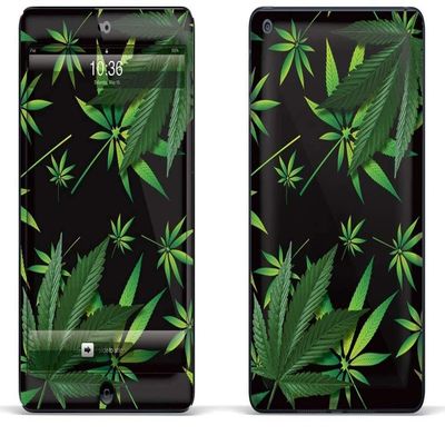 247 Skins Graphics kit Sticker Decal Vinyl Wrap Compatible with Apple iPad mini - Weeds Black