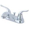 Kingston Brass FB5621YL Yosemite 4 Inch Centerset Two Handle Lavatory Faucet, Polished Chrome, 4-1/2 inch in Spout Reach, Polished Chrome view 1