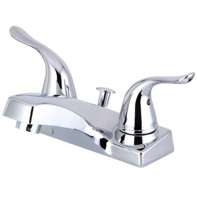 Kingston FB2201YL 4" Centerset Bathroom Faucet, Polished Chrome