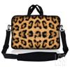 10 inch Sleeve Bag Carrying Case w/Handle, Adjustable Shoulder Strap, Matching Skin Sticker & Mouse Pad Compatible with 8" 9" 10.2" - Leopard Print view 3