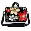 10 inch Sleeve Bag Carrying Case w/Handle, Adjustable Shoulder Strap, Matching Skin Sticker & Mouse Pad Compatible with 8" 9" 10.2" HP - Butterfly Floral view 3