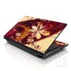 10 inch Sleeve Bag Carrying Case w/Handle, Adjustable Shoulder Strap, Matching Skin Sticker & Mouse Pad Compatible with 8" 9" 10.2" HP - Gold Flower Floral view 2