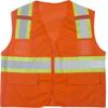 Mutual Industries ANSI Class 2 Mesh Orange Surveyor Vest  Model 16368-1-2, view 1