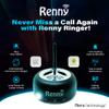 RENNY - Loud Cell Phone Ringer, Amplifier & Flasher for Hearing Impaired & Noisy Environments (117dB) | Wireless Bluetooth Auto-Connect | 5 Selectable Ringtones | No Missed Calls view 2