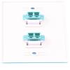 RiteAV - 2 Port LC Fiber 10GB Duplex Wall Plate - White view 2