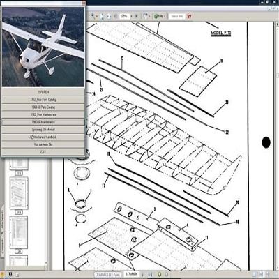 Cessn 175 Skylark Service Maintenance N Parts Manual Library A/Ds