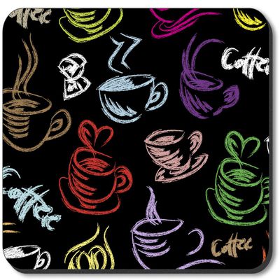 Art Plates Brand Mouse Pad - Coffee Tumblers