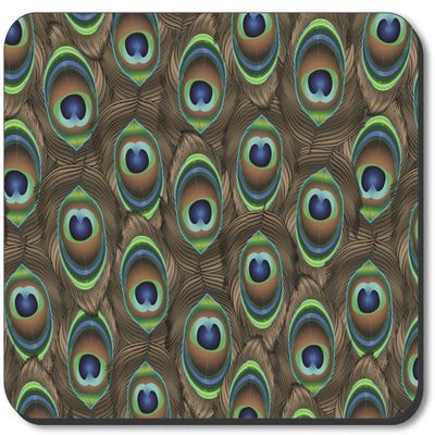 Art Plates Brand Mouse Pad - Peacock Feathers - Image by Dan Morris