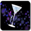 Art Plates Brand Mouse Pad - Blue Martini view 1