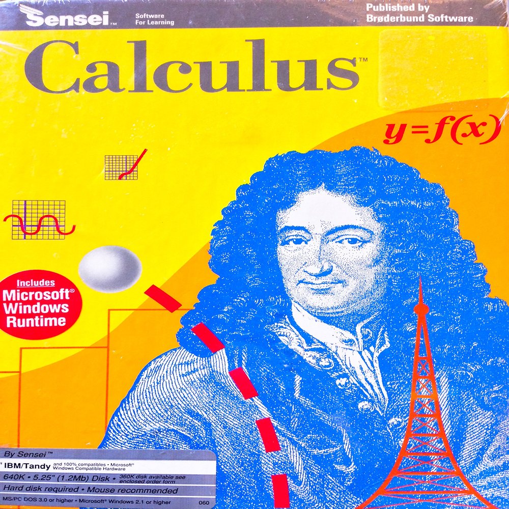 Sensei Calculus- Broderbund Computer Software- PC IBM/Tandy [3.5" Floppy Disc]