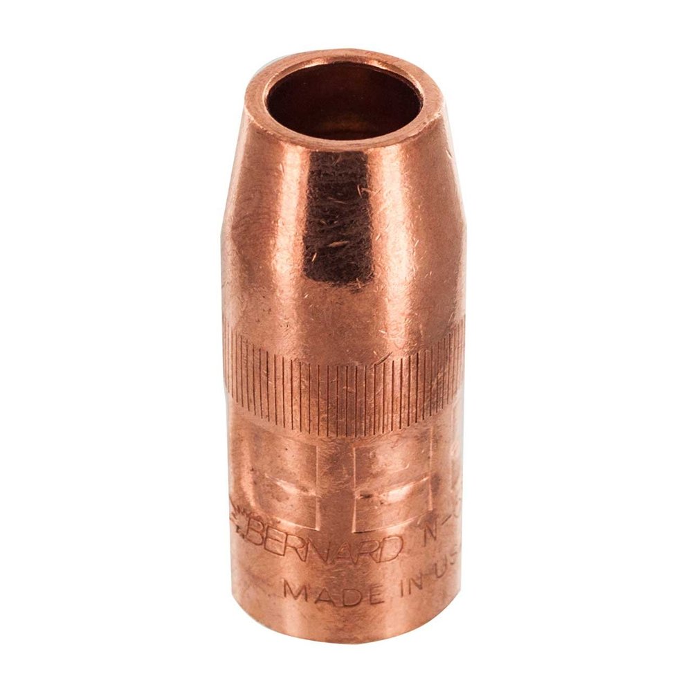 Bernard Nozzle, Centerfire, 5/8" 1/4" Recess Copper N-5814C - 1 Each