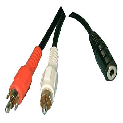 1/8 Inch Stereo Female-2 RCA Male