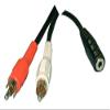 1/8 Inch Stereo Female-2 RCA Male view 1