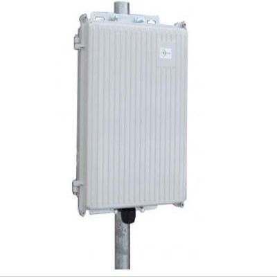 Wall/Pole Mt Outdoor DieCast Alum Hinged Lid Encl, 10x8x3" in, IP65, 5X 20mm Holes: 2X RJ45 CableGland + 3X HolePlugs Incl, 1x 3mm Vent Hole, Incl Al Mt Plate, 1.6" U-Bolt Pole Mt Bracket Incl
