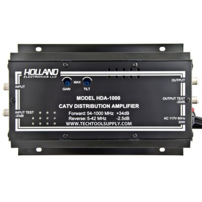 Holland Electronics - HDA1000 - Holland 1 GHZ Amplifier - 1 GHz - 54 MHz to 1 GHz
