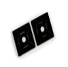 3M Cable Tie Mounting Base, 2-way Screw Mount, .60" X .41", Bag of 100 view 1