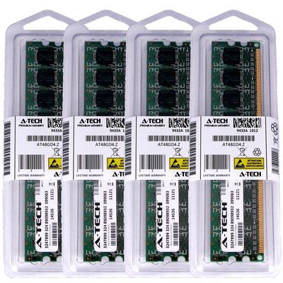 16GB KIT (4 x 4GB) for Gigabyte Motherboard GA-EP45-DS3 rev. 1.0 GA-EP45-DS3L GA-EP45-DS3LR GA-EP45-DS3P GA-EP45-DS3R. DIMM DDR2 Non-ECC PC2-5300 667MHz RAM Memory. Genuine A-Tech Brand.