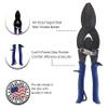 Midwest Tool & Cutlery MIDWEST Blade Crimper - Sheet Metal Duct End Crimps Up to 1-5/8" with Compound Leverage & KUSH'N-POWER Comfort Grips - MWT-C5 view 2
