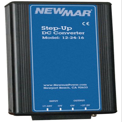 Newmar Converter, Step-Up, 12 to 24 VDC, 16A