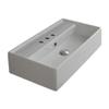 Scarabeo 5003-Three Hole-637509867591 Teorema Collection Bathroom Sink, White view 1