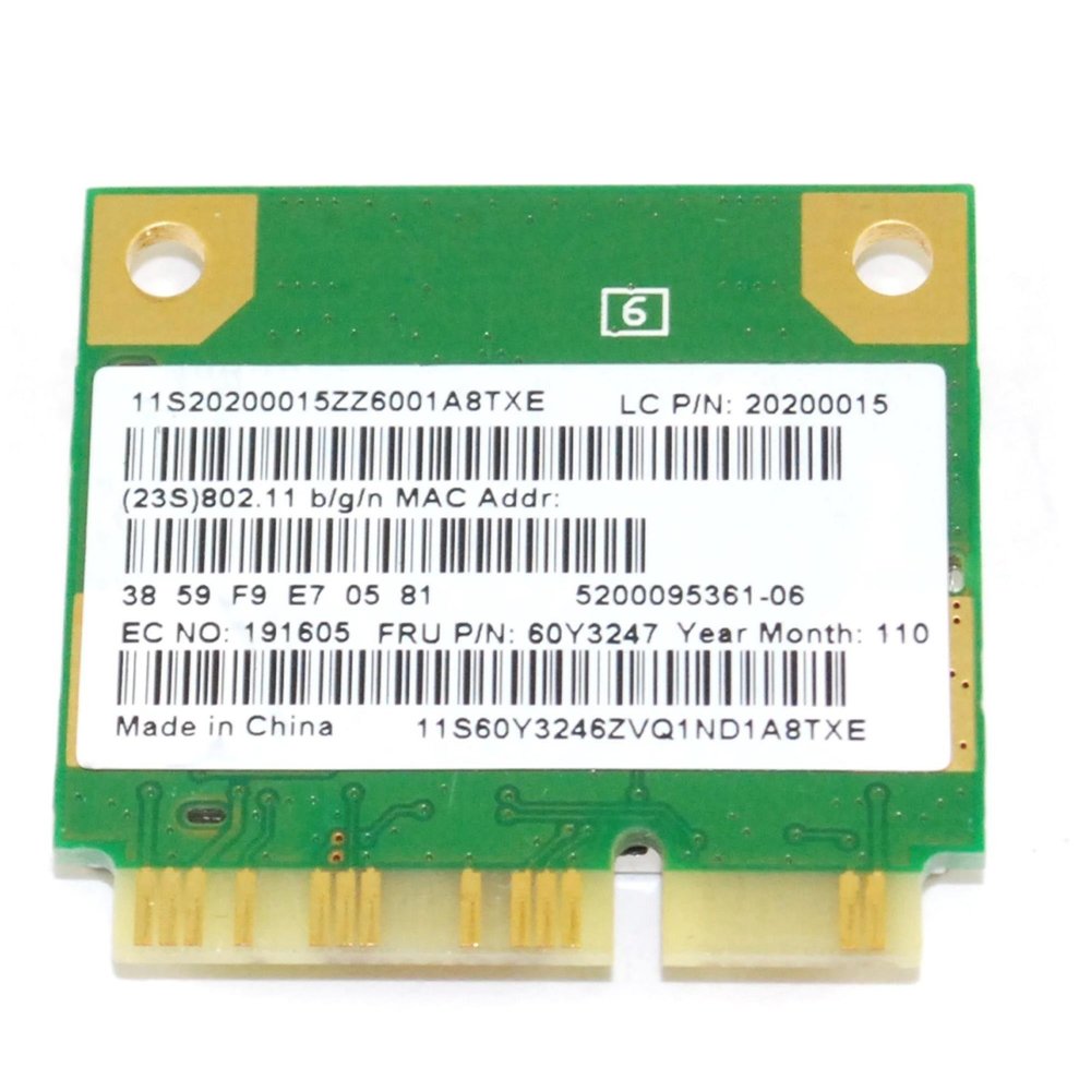 1x1 HMC WLAN card Foxconn