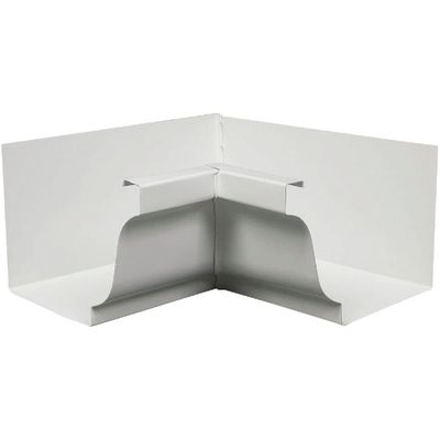 5 in. HD White Aluminum Inside Box Mitre