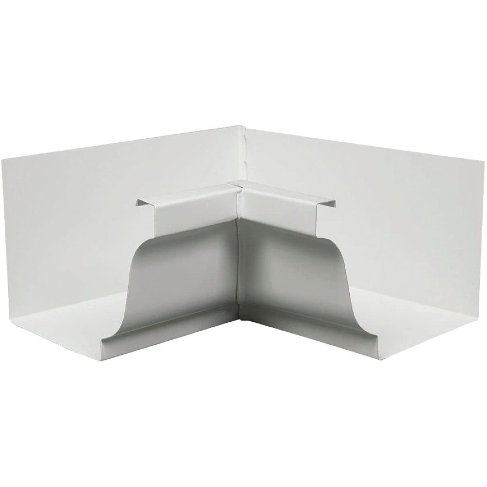 5 in. HD White Aluminum Inside Box Mitre
