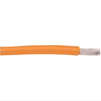 BELDEN 83006 003100 Wire, Hook Up, Hi Temp, PTFE, Orange, 22 AWG, 100 ft, 30.48 m