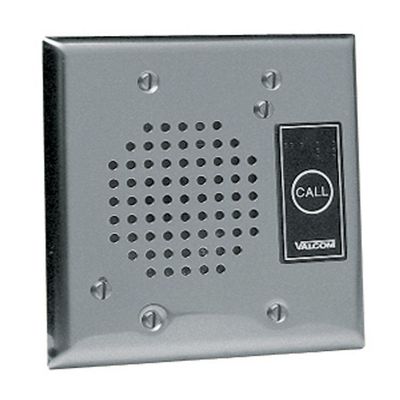 VALCOM - Talkback Doorplate Speaker - Stnless Stl