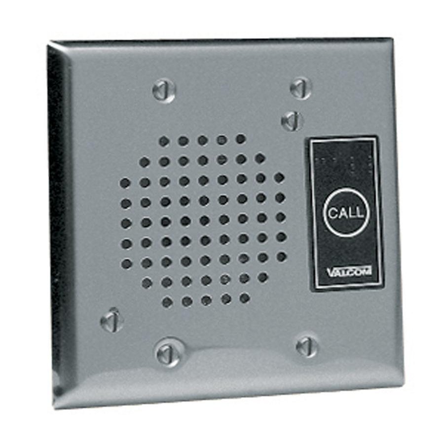 VALCOM - Talkback Doorplate Speaker - Stnless Stl