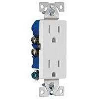 15a 125v Decor Recep Wht 10pk