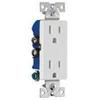 15a 125v Decor Recep Wht 10pk view 1
